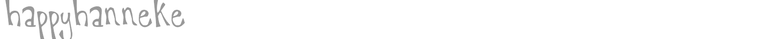 happyhanneke font preview